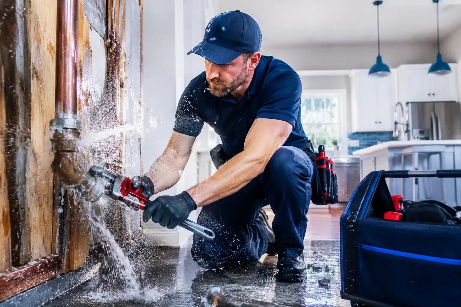 Emergency pipe repair in Maryland